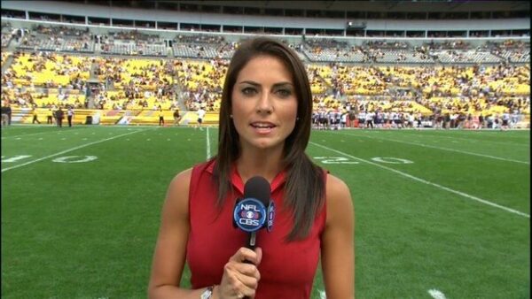 Jenny Dell NFL on CBS Sideline Reporter 1
