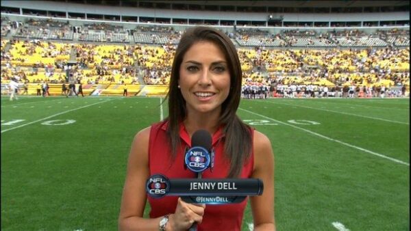 Jenny Dell NFL on CBS Sideline Reporter 3