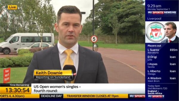 Keith Downie Sky Sports News HQ 3 Keith Downie Sky Sports News HQ 3