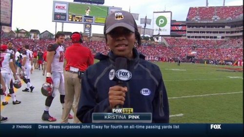 Kristina Pink - NFL on FOX - Sideline reporter (1)