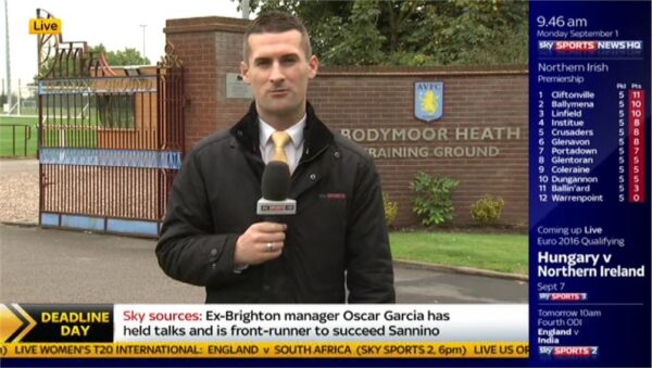 Mark McAdam Sky Sports News HQ 4 Mark McAdam Sky Sports News HQ 4