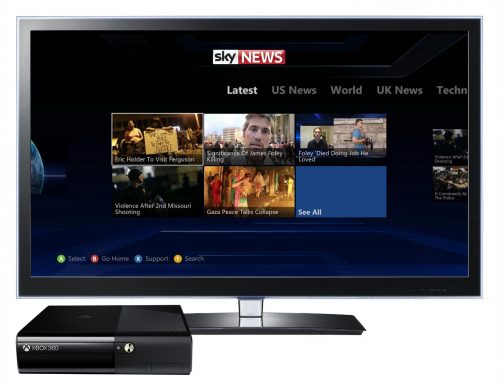 Sky News further extends US distribution through Xbox 360 launch