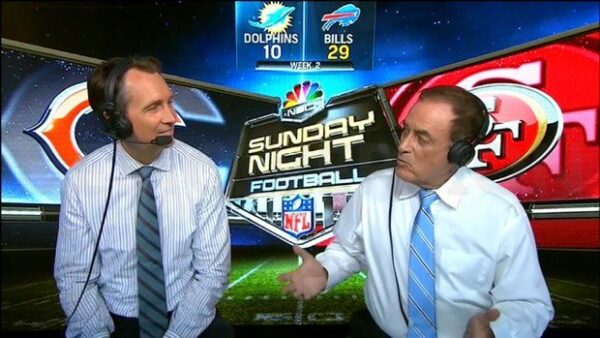 Cris Collinsworth NFL on NBC Sunday Night Football Commentator 1