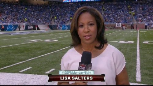 Lisa Salters NFL on ESPN Sideline Reporter