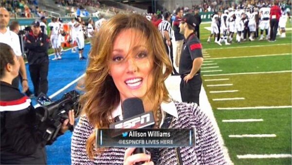 Allison Williams ESPN College Football Reporter 2