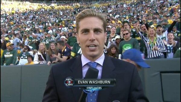 Evan Washburn NFL on CBS Sideline Reporter 3