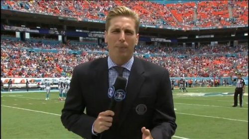 Evan Washburn NFL on CBS Sideline Reporter
