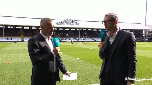 Darren Flecther BT Sport Commentator 4