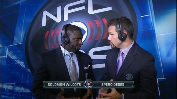 Spero Dedes NFL on CBS Commentator 1