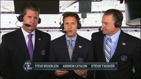 Steve Beuerlein NFL on CBS Commentator 4