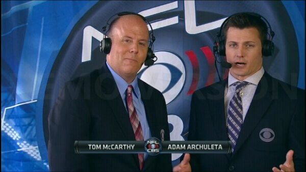 Tom McCarthy NFL on CBS Commentator 1