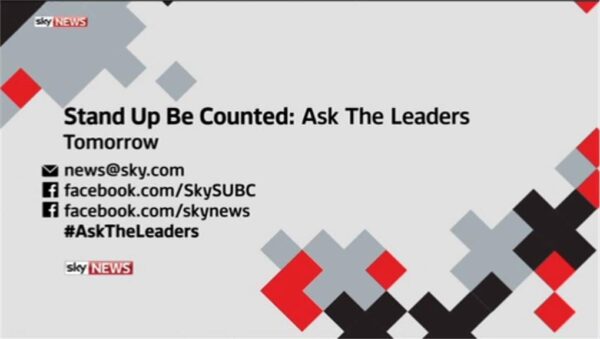 Sky News Promo 2015 Ask The Leaders 11