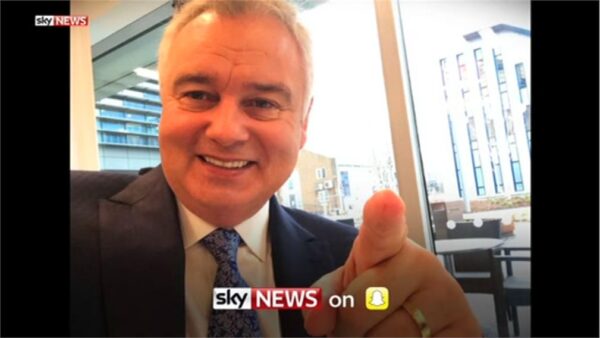 Sky News on Snapchat Promo with Eamonn Holmes 2 02 24 10 25 18