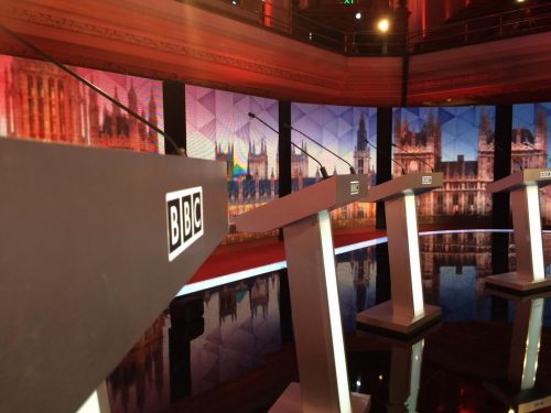 BBC Leaders Debate 2015 Studio