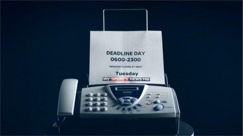 Sky Sports News HQ Promo - Transfer Deadline Day  - Fax Machine