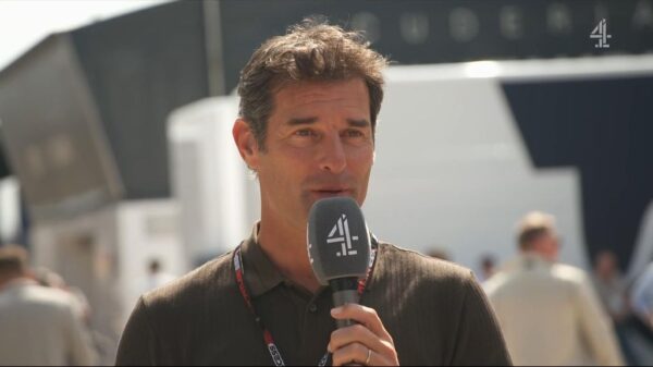 Mark Webber on Channel 4 F1