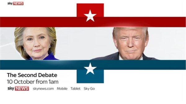 Sky News Promo 2016 Second US Presidential Debate 10 07 22 23 25