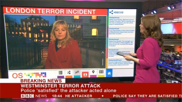 Westminster Attack BBC News 8