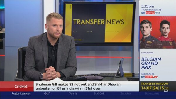 Ron Jones Sky Sports News Presenter