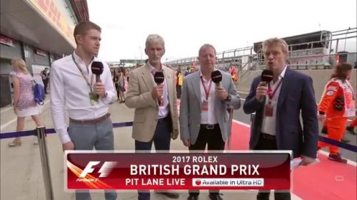 Sky F1’s Martin Brundle taken ill at British Grand Prix