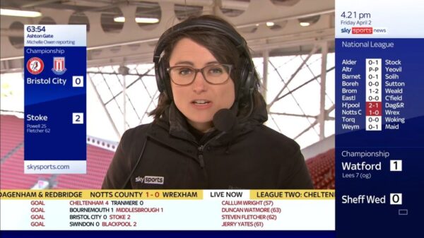 Michelle Owen Sky Sports 1