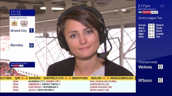 Michelle Owen Sky Sports Football 2