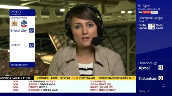 Michelle Owen Sky Sports Football 9