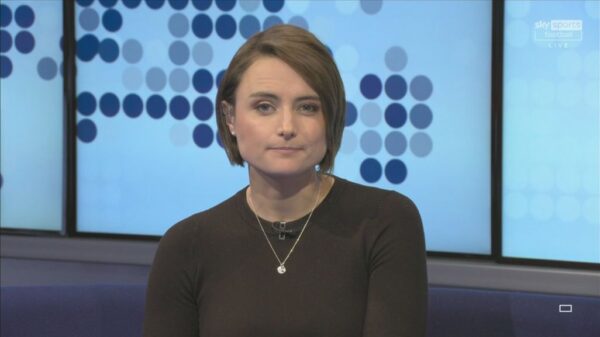 Michelle Owen on Sky Sports 1