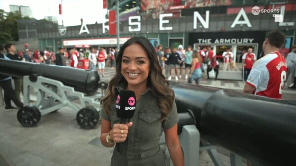 Jules Breach on TNT Sports 4 Jules Breach on TNT Sports 4