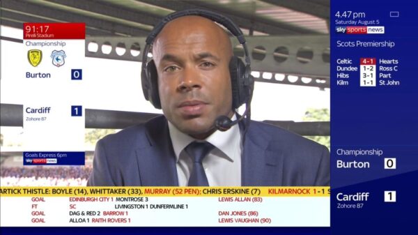 Matt Murray Sky Sports Soccer Saturday 3