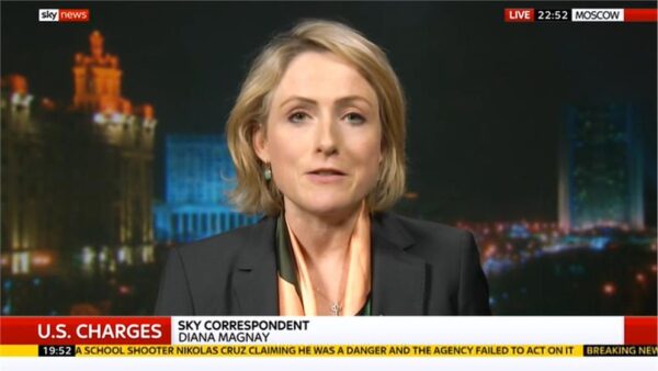 Diana Magney Sky News Moscow Correspondent 1