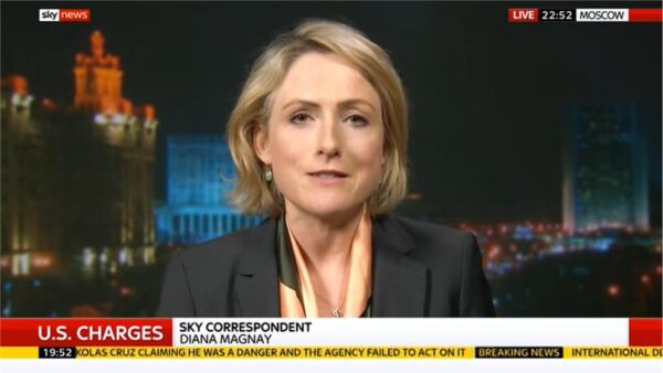 Diana Magney Sky News Moscow Correspondent 2
