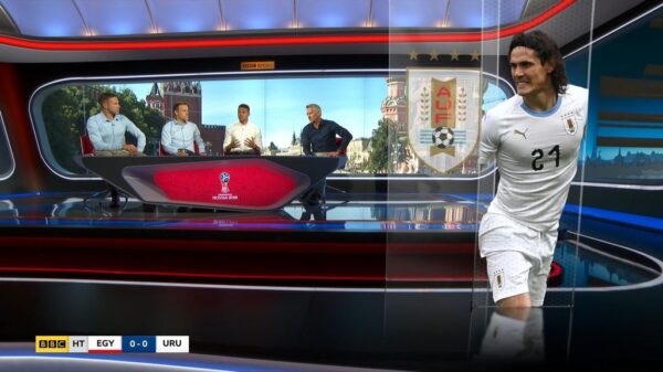 BBC World Cup 2018 BBC Studio Graphics 1