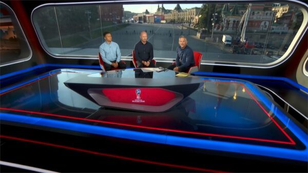 BBC World Cup 2018 Studio and Studio Graphics 1