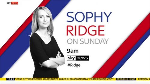 Sophie Ridge on Sunday Sky News Promo