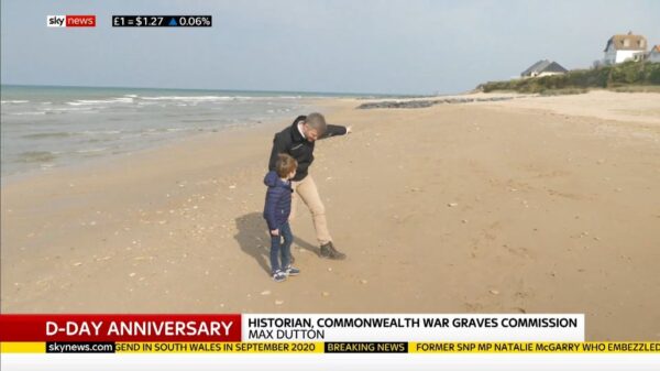 Sarah Hewson Clive Pitt Jack Hewson Sky News 25
