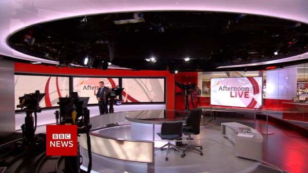 BBC News Presentation 2019 Afternoon Live 9
