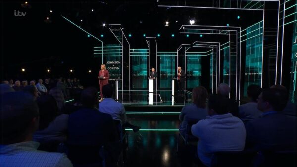 General Election 2019 The ITV Debate Johnson v Corbyn Presentation 29