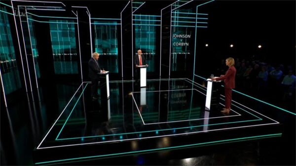 General Election 2019 The ITV Debate Johnson v Corbyn Presentation 32