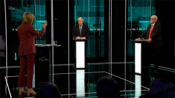 General Election 2019 The ITV Debate Johnson v Corbyn Presentation 35