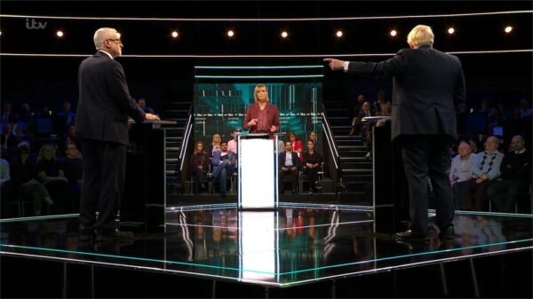 General Election 2019 The ITV Debate Johnson v Corbyn Presentation 38