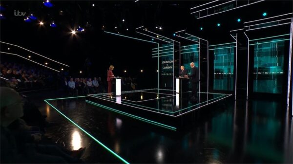 General Election 2019 The ITV Debate Johnson v Corbyn Presentation 44