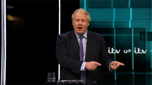 General Election 2019 The ITV Debate Johnson v Corbyn Presentation 49