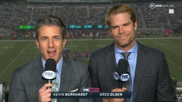 Greg Olsen XFL 2020 on Fox 3