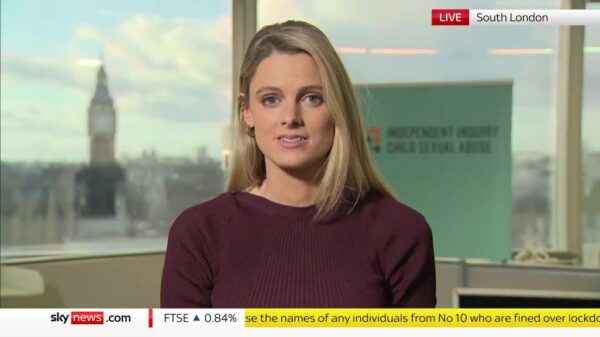 Ali Fortescue Sky News Reporter
