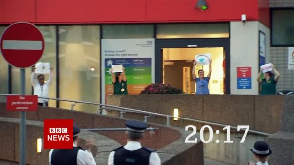Clap for Carers BBC News Countdown 2020 13