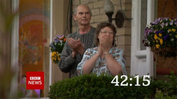 Clap for Carers BBC News Countdown 2020 3