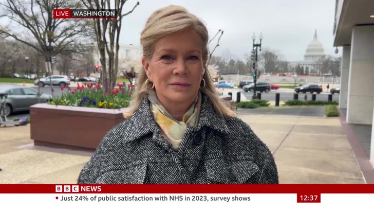 Katty Kay BBC News in 2024