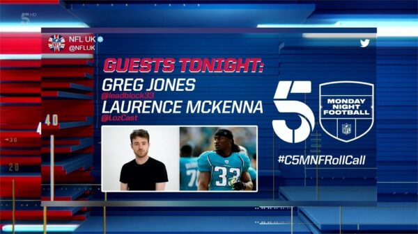 NFL 2020 on Channel 5 Studio and Graphics 5