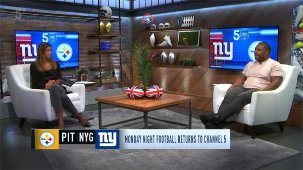 NFL 2020 on Channel 5 Studio and Graphics 6